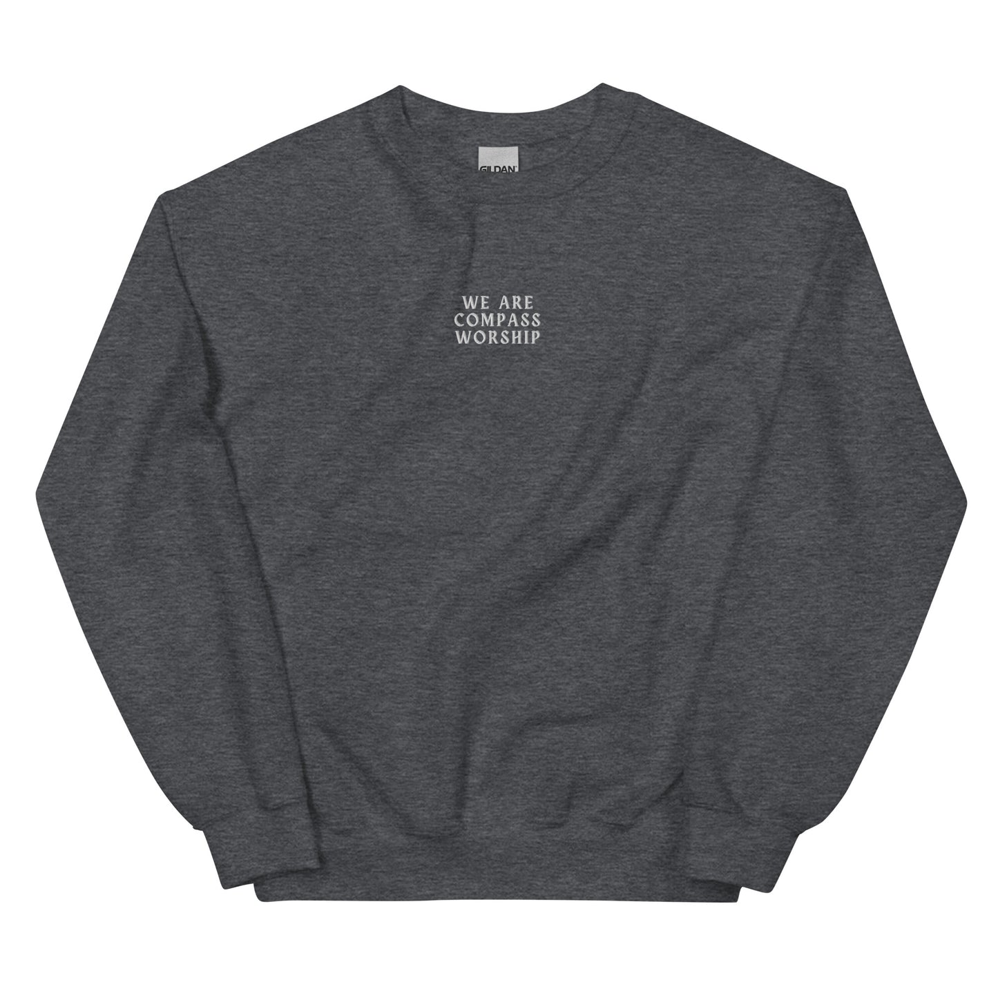 We Are Compass Worship Sweatshirt (White Logo)