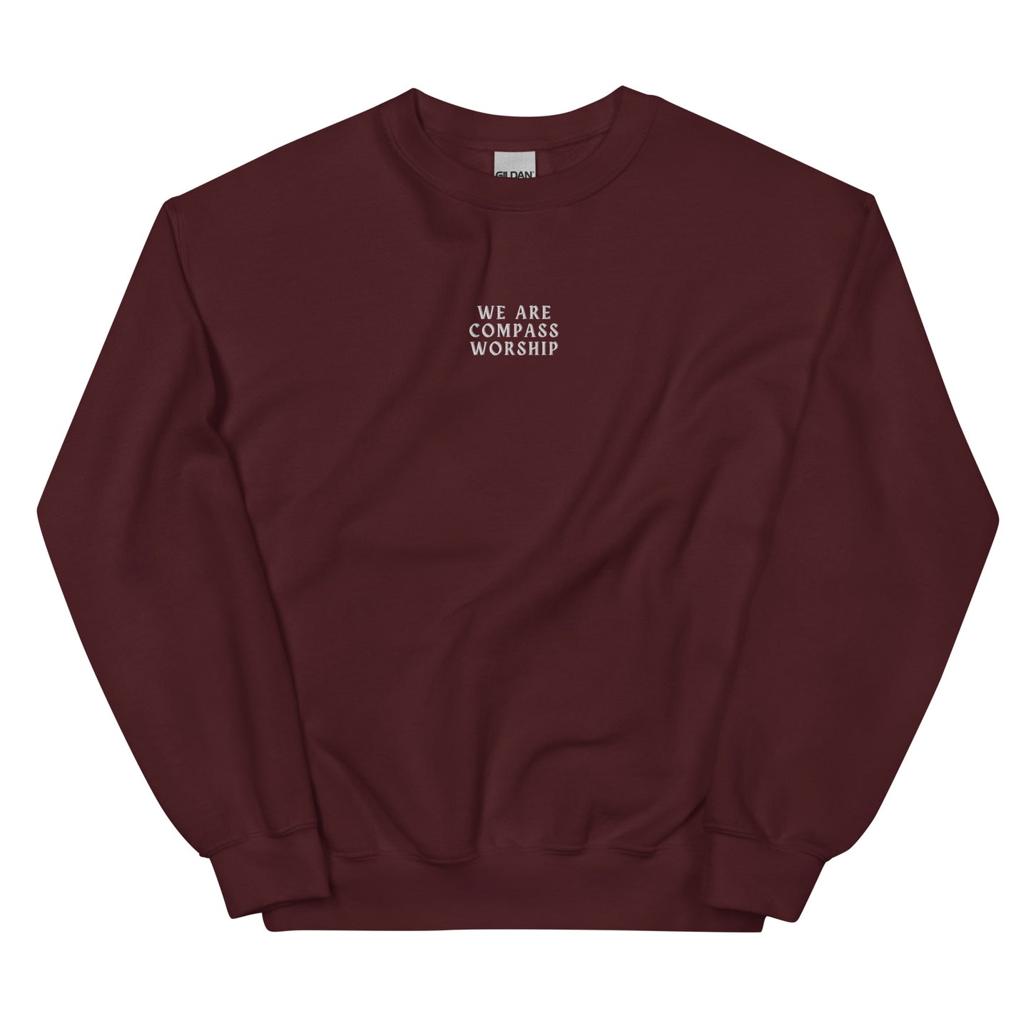 We Are Compass Worship Sweatshirt (White Logo)