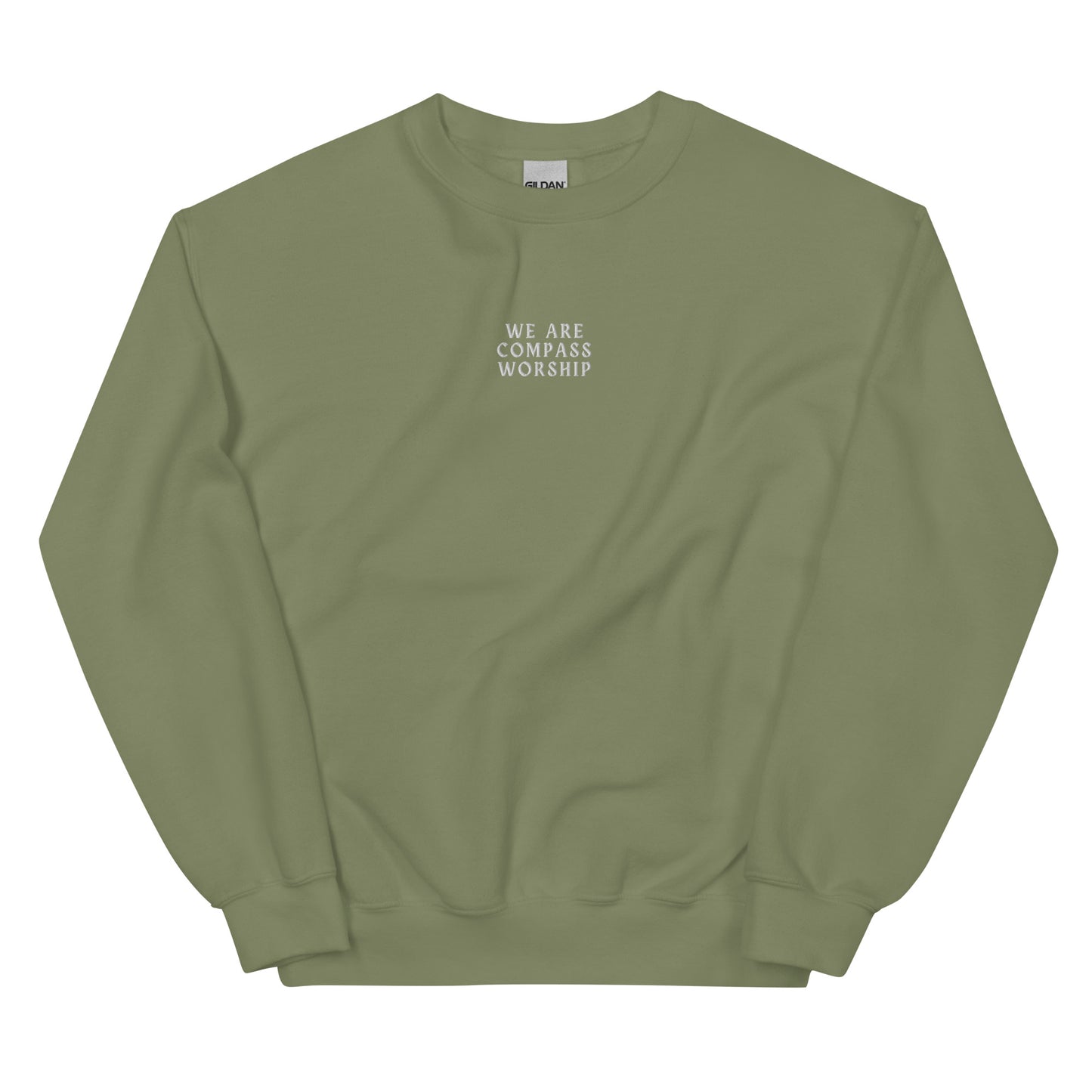 We Are Compass Worship Sweatshirt (White Logo)