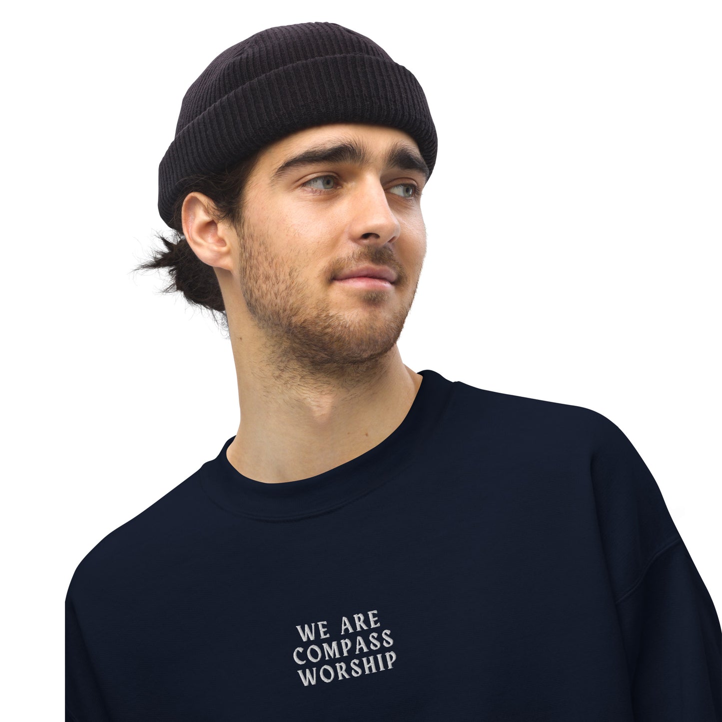 We Are Compass Worship Sweatshirt (White Logo)