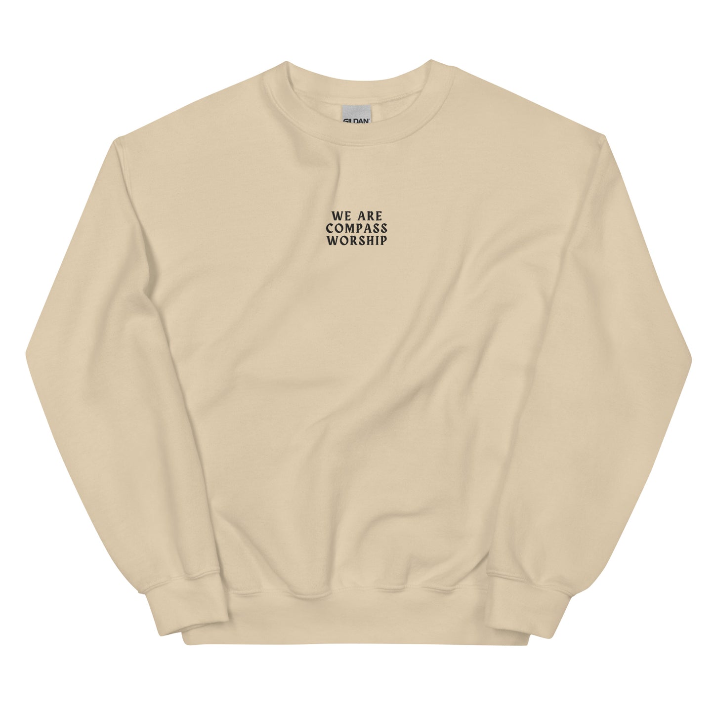 We Are Compass Worship Sweatshirt (Black Logo)