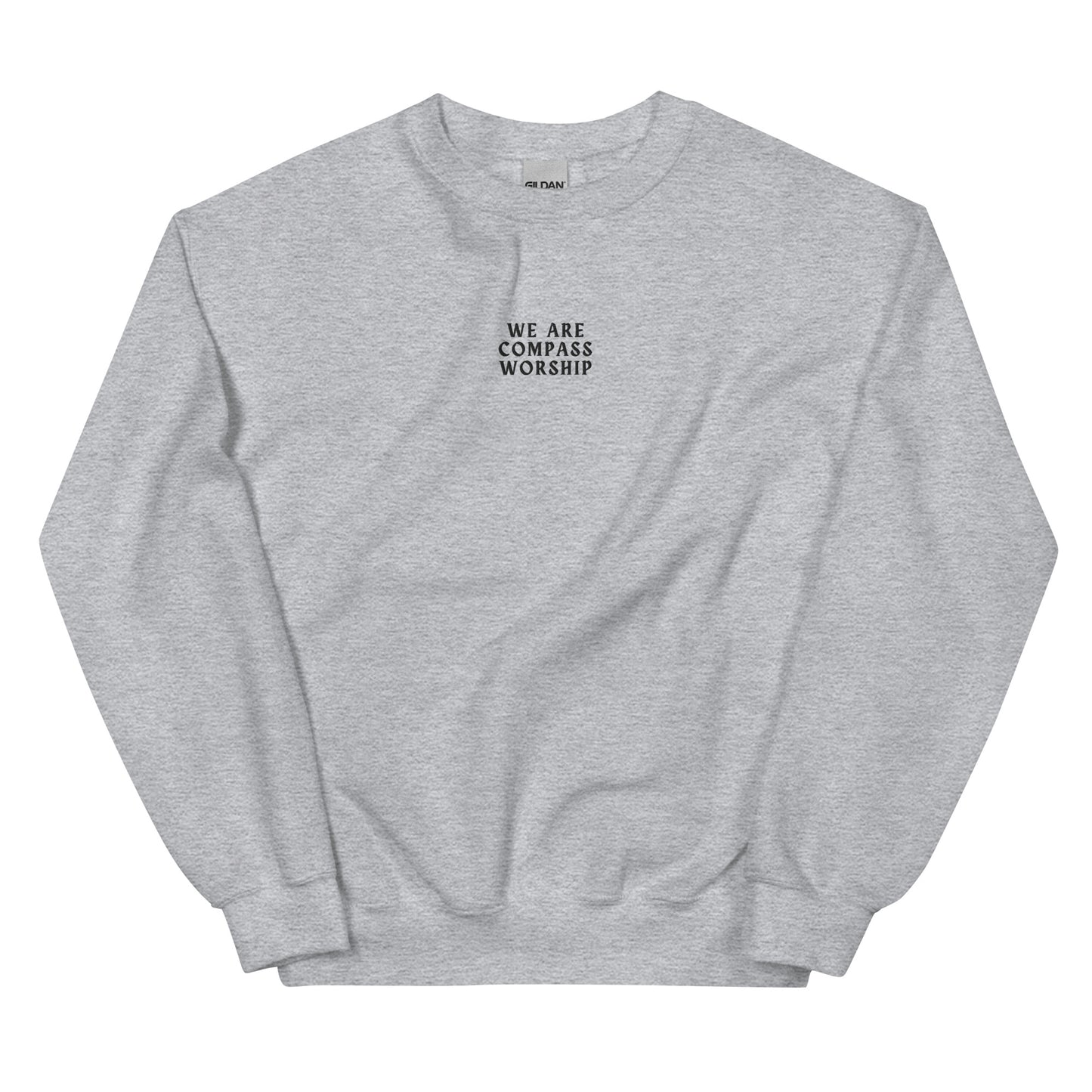 We Are Compass Worship Sweatshirt (Black Logo)