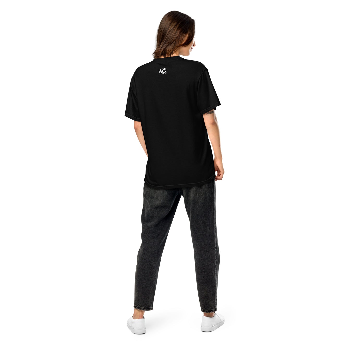 Embroidered We Are Compass Worship T-Shirt (White Logo)