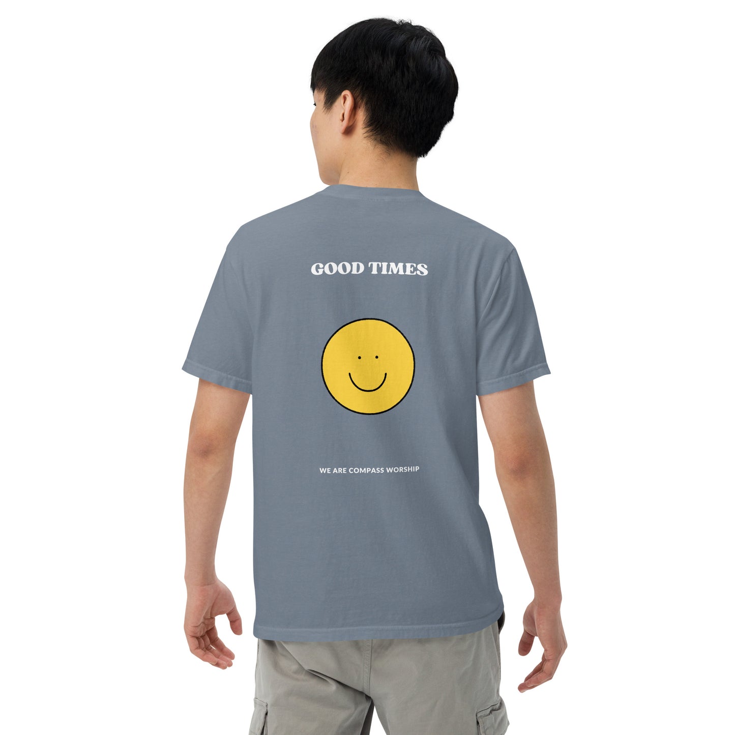 White Embroidered Praise! (Good Times) T-Shirt