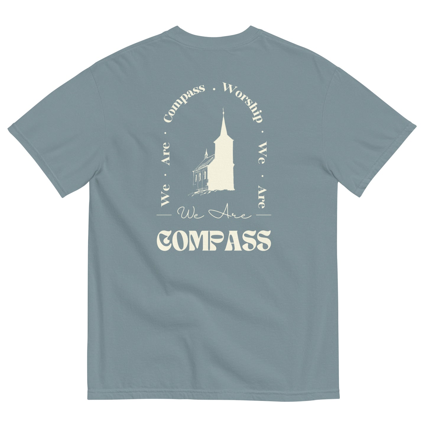 We Are Compass Worship Church T-Shirt (White Logo)
