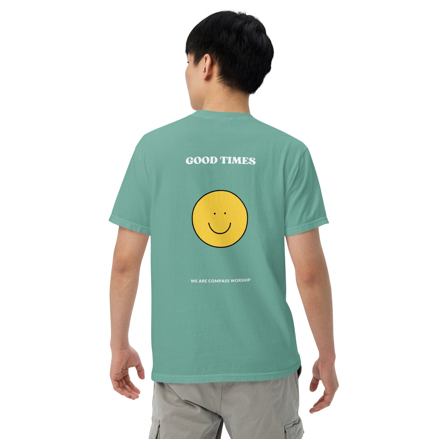 White Embroidered Praise! (Good Times) T-Shirt