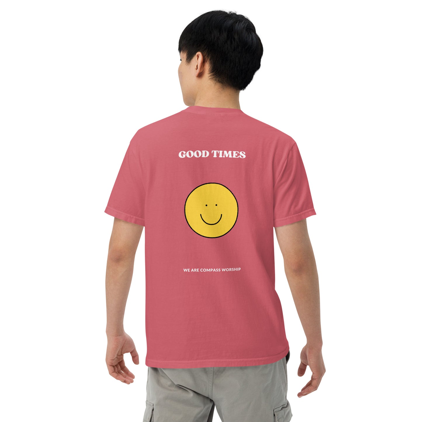 White Embroidered Praise! (Good Times) T-Shirt