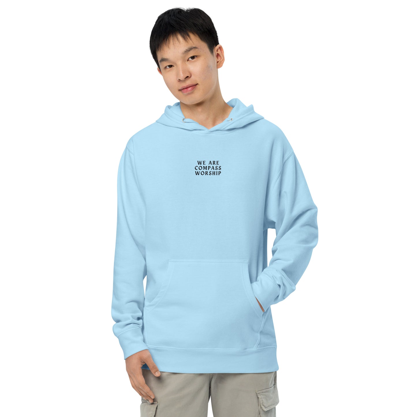 We Are Compass Worship Hoodie (Black Logo)