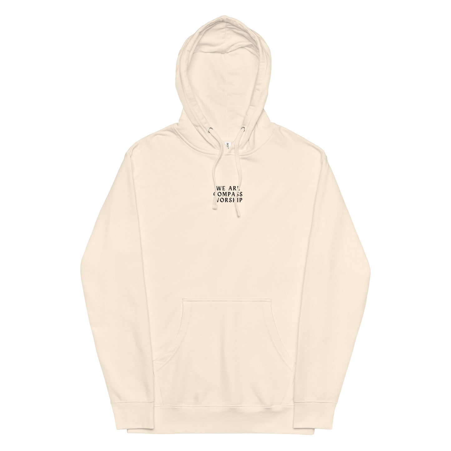We Are Compass Worship Hoodie (Black Logo)