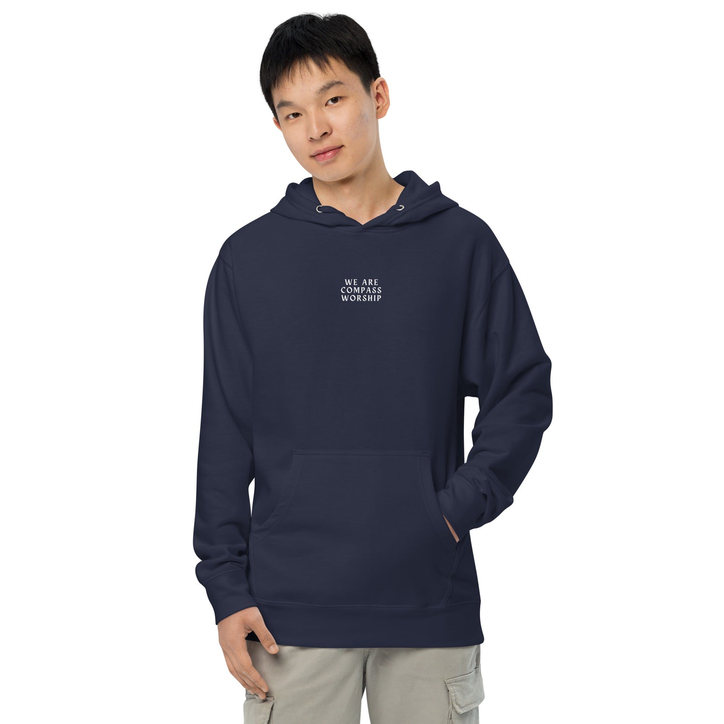 We Are Compass Worship Hoodie (White Logo)